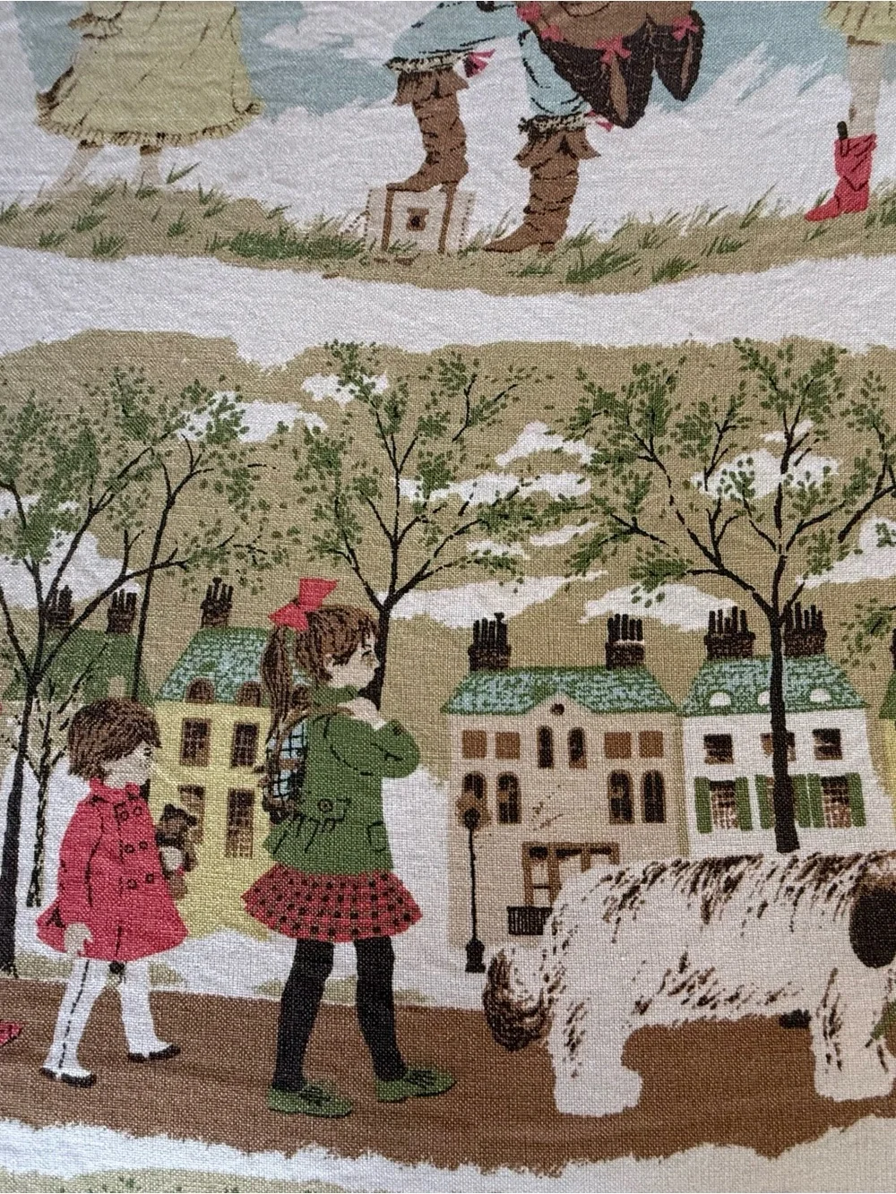 Fieldcrest Storybook Cotton Coverlet Peter Pan Vintage 1966